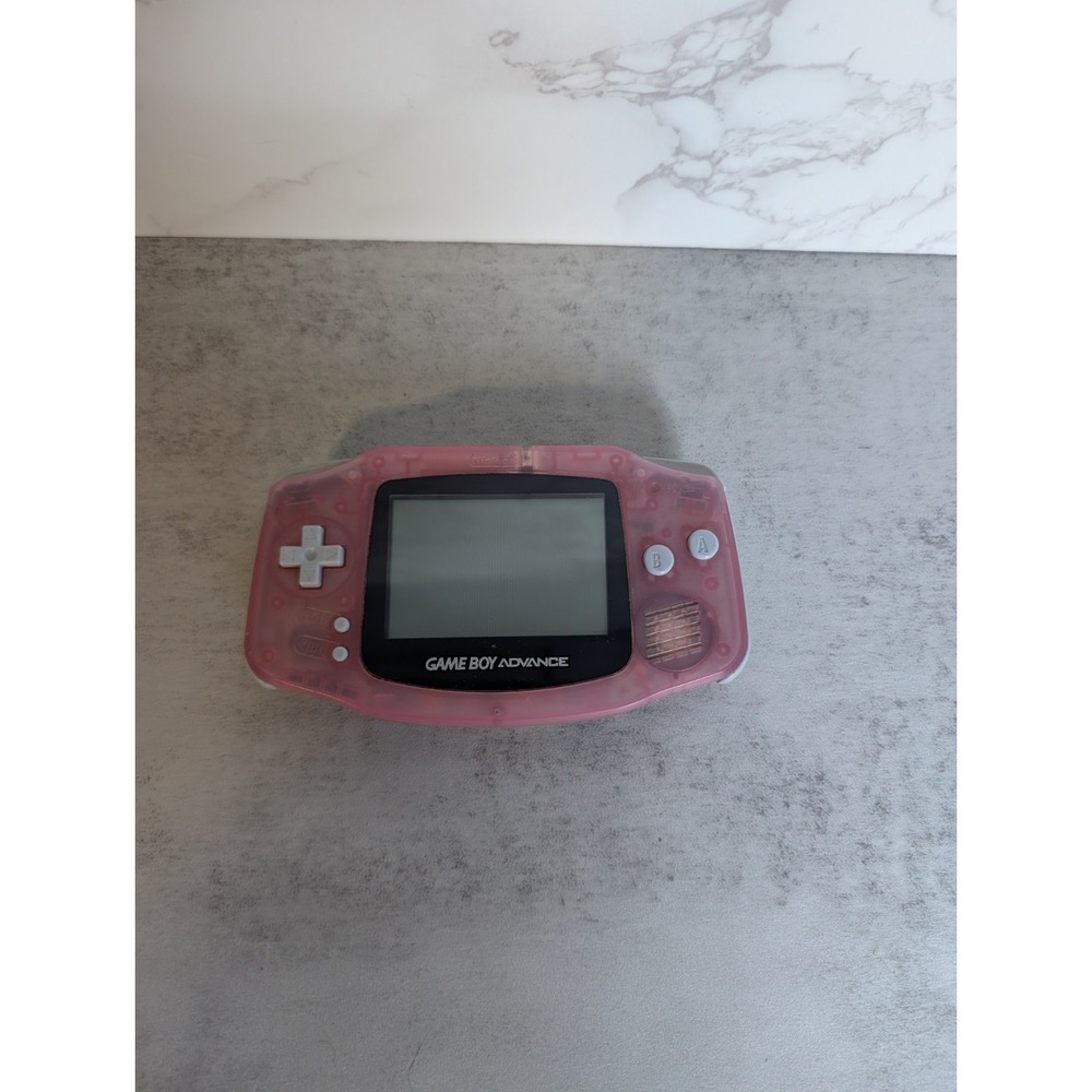 Nintendo Game Boy Advance Pink Handheld Console Model AGB-001